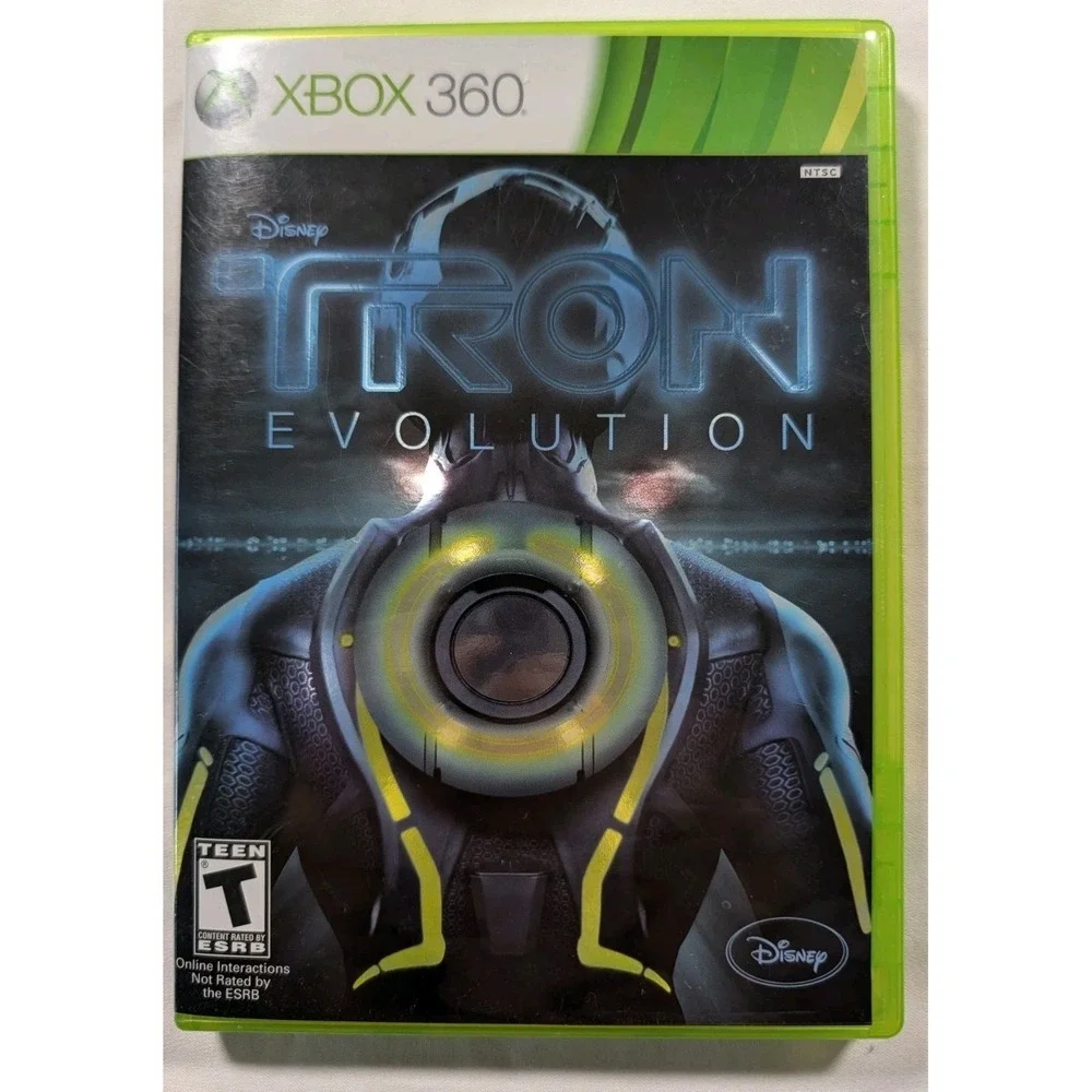 Tron Evolution (Microsoft Xbox 360, 2010) Authentic, Complete, Tested/works
